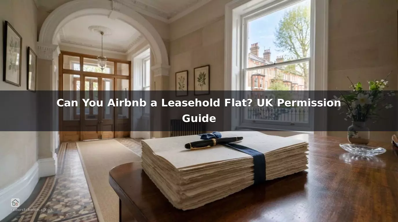 Can You Airbnb a Leasehold Flat? UK Permission Guide