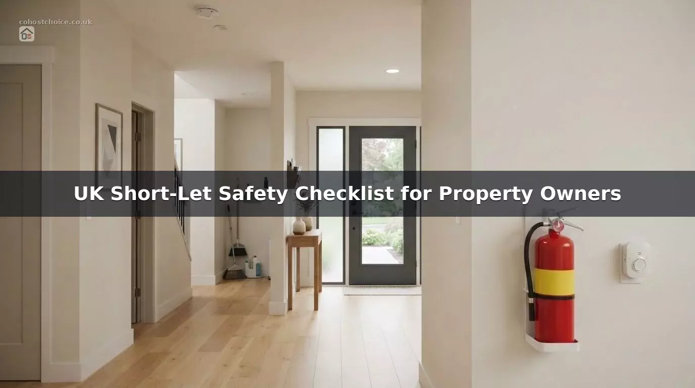 UK Short-Let Safety Checklist for Property Owners