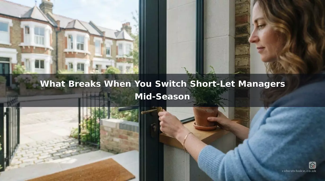 What Breaks When You Switch Short-Let Managers Mid-Season