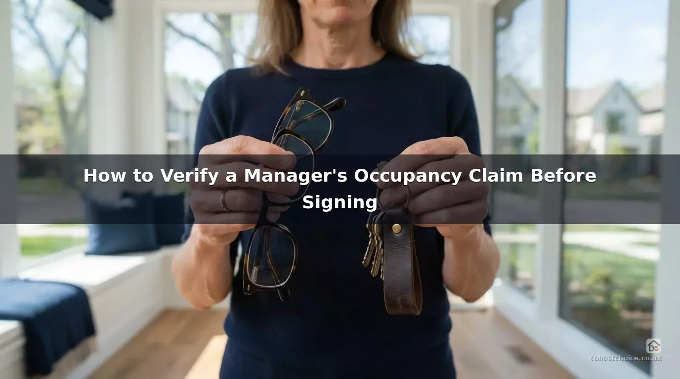 How to Verify a Manager's Occupancy Claim Before Signing