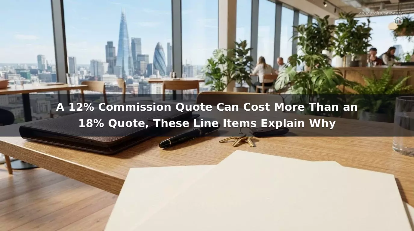 A 12% Commission Quote Can Cost More Than an 18% Quote, These Line Items Explain Why